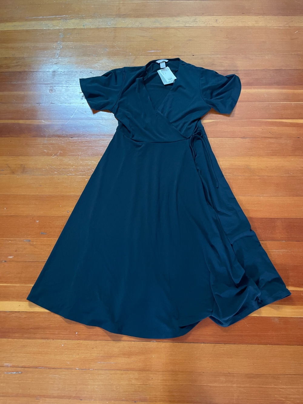 H&M NWT Classic teal Wrap Dress - Women
